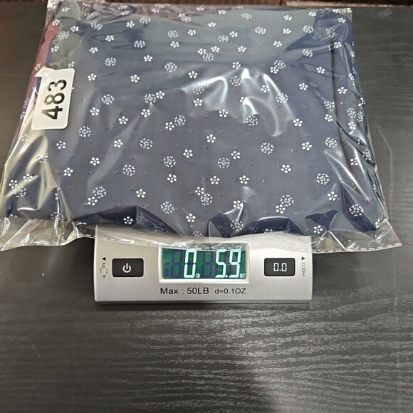 Madewell Womens Smock Waist Ruffle‎ Mini Skirt Size XL Navy Blue Floral Pull On - Picture 9 of 9